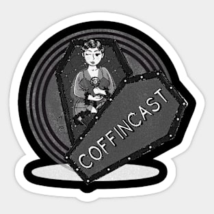 Coffincast Sticker